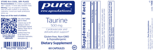 Pure Encapsulations Taurine 1000mg 120 capsules