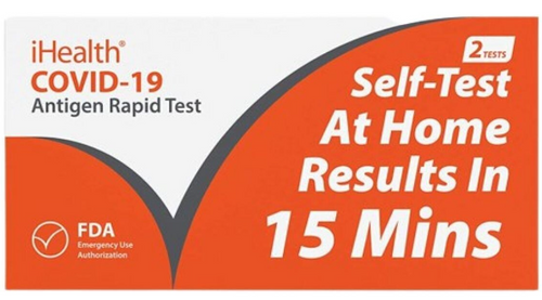 iHealth Covid-19 Rapid Test 2 pack