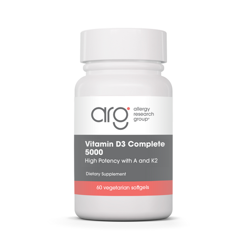 Allergy Research Group Vitamin D3 Complete 5000 with A & K2 60 capsules