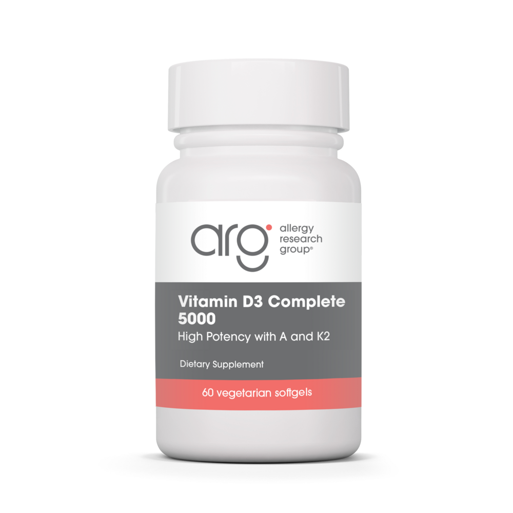 Allergy Research Group Vitamin D3 Complete 5000 with A & K2 60 capsules