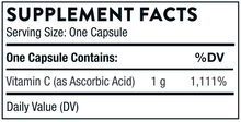 Load image into Gallery viewer, Thorne Ascorbic Acid 1g (Vitamin C) 60 capsiules