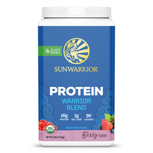 Load image into Gallery viewer, SUNWARRIOR PROTEIN berry WARRIOR BLEND 1.65 LB (750g)