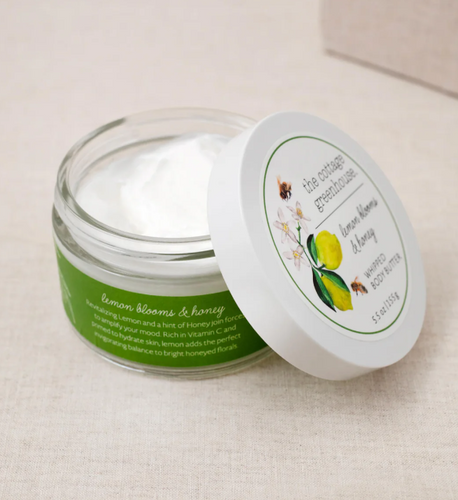 The Cottage Greenhouse Lemon Blooms & Honey Body Butter  5.5 oz