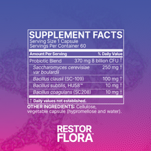 Load image into Gallery viewer, Microbiome Labs RestorFLORA 60 Capsules