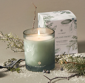 Thymes Highland Frost Boxed Candle 6.5oz