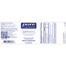 Load image into Gallery viewer, Pure Encapsulations OptiFerin-C 60 capsules