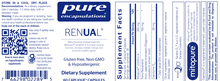 Load image into Gallery viewer, Pure Encapsulations RENUAL 60 capsules