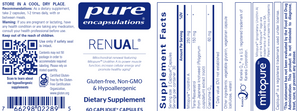 Pure Encapsulations RENUAL 60 capsules