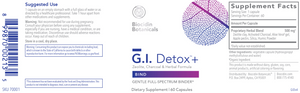 Biocidin Botanicals G.I. Detox + 60 capsules