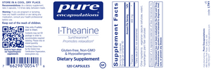 Pure Encapsulations l-Theanine 120 capsules