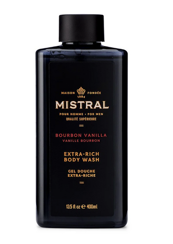 Mistral Bourbon Vanilla Body Wash 13.5 fl oz