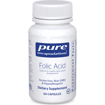 Pure Encapsulations Folic Acid 800 mcg 60 capsules