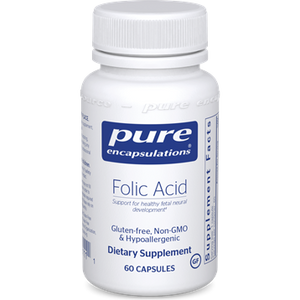 Pure Encapsulations Folic Acid 800 mcg 60 capsules