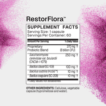 Load image into Gallery viewer, Microbiome Labs RestorFLORA 60 Capsules
