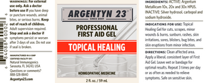 Argentyn 23 Professional First Aid Gel 2oz