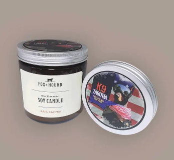 Fox + Hound Odor Candle Eliminator K-9 Collection Baja Cactus 16oz