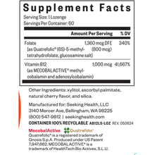 Load image into Gallery viewer, Seeking Health Methyl B12 With L-Methylfolate