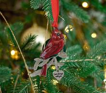 Load image into Gallery viewer, I am Always With You Cardinal Christmas Ornament