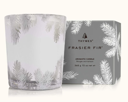 Frasier Fir Silver Poured Candle 13oz