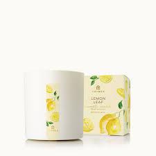 Thymes Lemon Leaf Aromatic Candle 8 OZ