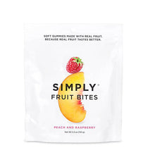 Load image into Gallery viewer, SIMPLY Fruit Bites Peach and Raspberry 1.8 oz