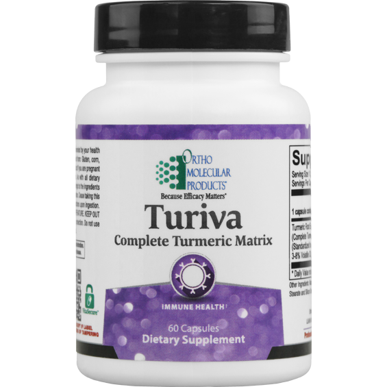 Ortho Molecular Turiva Complete Turmeric Matrix 60 Capsules