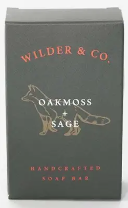 Wilder & Co. Oakmoss and Sage Handcrafted Soap Bar