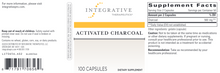 Load image into Gallery viewer, Integrative Therapeutics Activated Charcoal 100 capsules