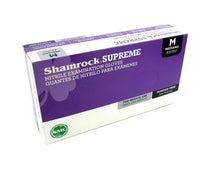 Load image into Gallery viewer, Shamrock Supreme - Nitrile Powder Free Examination Gloves - Medium ONE BOX 100 Gloves