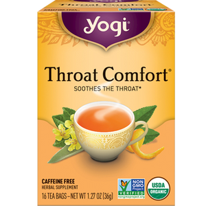 Yogi Teas THROAT COMFORT Caffeine Free (16 Bags)