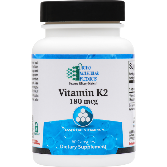 Ortho Molecular Vitamin K2 180mcg 60 Caps