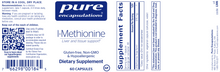 Load image into Gallery viewer, Pure Encapsulations L-Methionine 60 capsules
