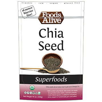 Foods Alive Chia Seeds 16 oz