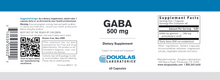 Load image into Gallery viewer, Douglas Laboratories GABA 500mg 60 capsules