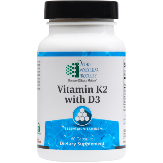 Ortho Molecular Vitamin K2 with D3 60 Capsules