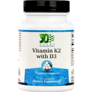 Ortho Molecular Vitamin K2 with D3 30 Capsules
