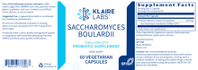 Load image into Gallery viewer, Klaire Labs Saccharomyces Boulardii 3 Billion CFU 60 Capsules