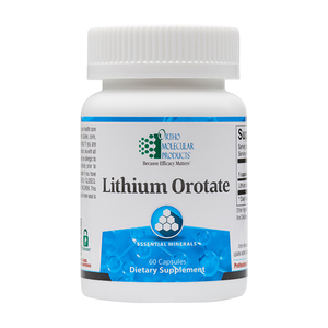 Ortho Molecular Products Lithium Orotate 60 Capsules