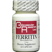 Load image into Gallery viewer, Cardiovascular Research Ferritin 5mg 60 capsules