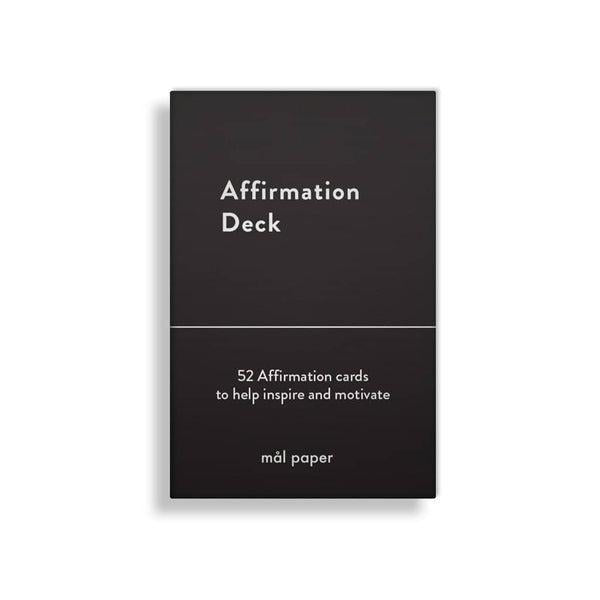 mal paper Affirmation Deck for adults