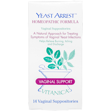 Vitanica Yeast Arrest 14 Vaginal Suppositories