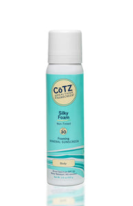 CoTZ Silky Foam Non-Tinted Weightless Mineral Sunscreen SPF 30 3.5 OZ