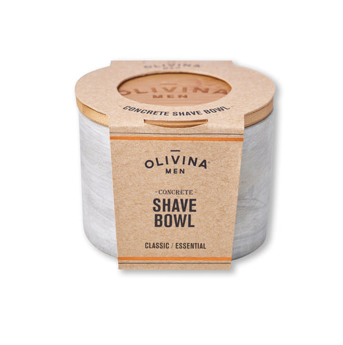 Olivina Shave Bowl - Concrete