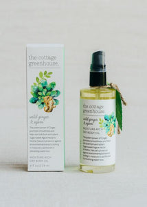 Cottage Greenhouse Wild Ginger & Agave Dry Body Oil 4oz