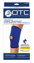 Load image into Gallery viewer, OTC Professional Orthopedic Neoprene Knee Support With Opening Royal Blue Small 0306RB
