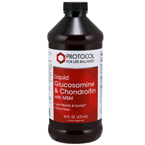 PROTOCOL FOR LIFE BALANCE Liquid Glucosamine & Chondroitin with MSM 16 FL OZ