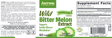 Load image into Gallery viewer, Jarrow Formulas Wild Bitter Melon Extract 60 Tablets