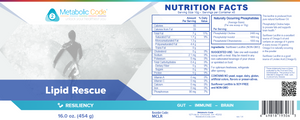 Metabolic Code Lipid Rescue 16.0 oz