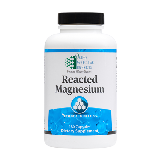 Ortho Molecular Products Reacted Magnesium 180 Capsules