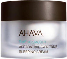 Load image into Gallery viewer, AHAVA Time To Smooth Age Control Even Tone Sleeping Cream 50ml